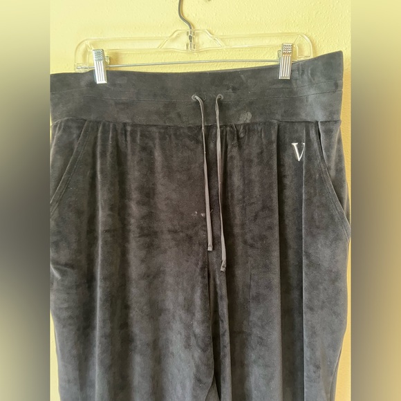 VICTORIA'S SECRET Velour High-Rise Jogger Pants Ladies size XL - Picture 7 of 10